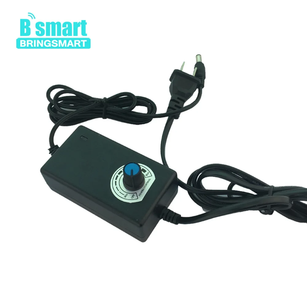 

Bringsmart Motor Power Adapter AC to DC with Adjustable Speed Switch 12V-2A Motor Power Supply Gear Motor Free Shipping