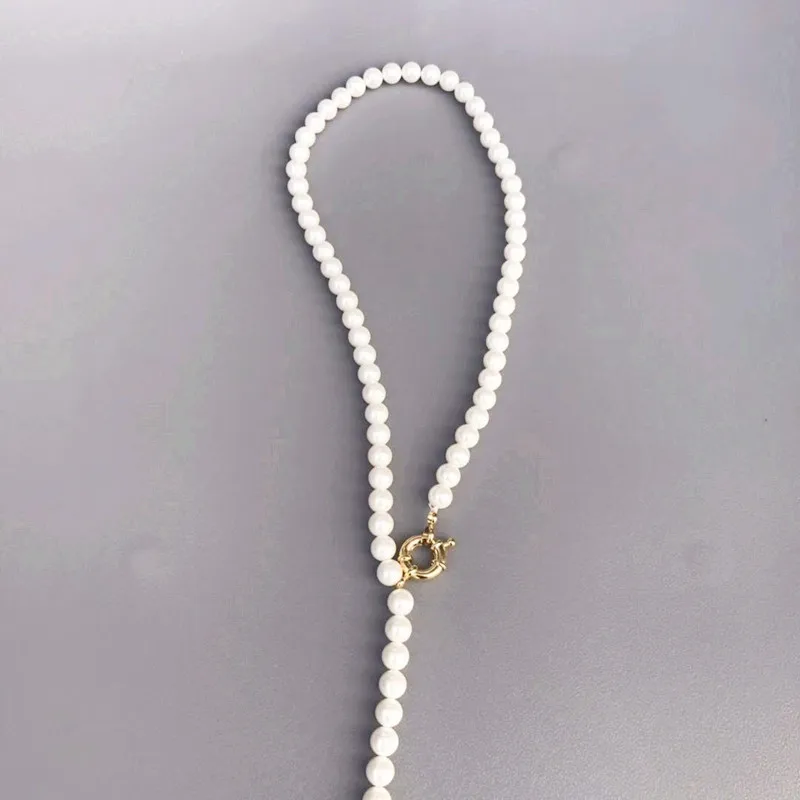 Колье Boho lariat en perles bleues et pendentif corail красная Коралловая подвеска ожерелья слоистые женские массивные Чокеры ожерелья