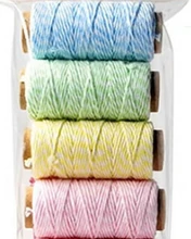 ON SALE - 200pcs Cotton Baker's Twine -20 Yard Roll -2mm/12ply fast shipping by dhl /fedex /ups avr ea05a fast free shipping by fedex dhl ups tnt