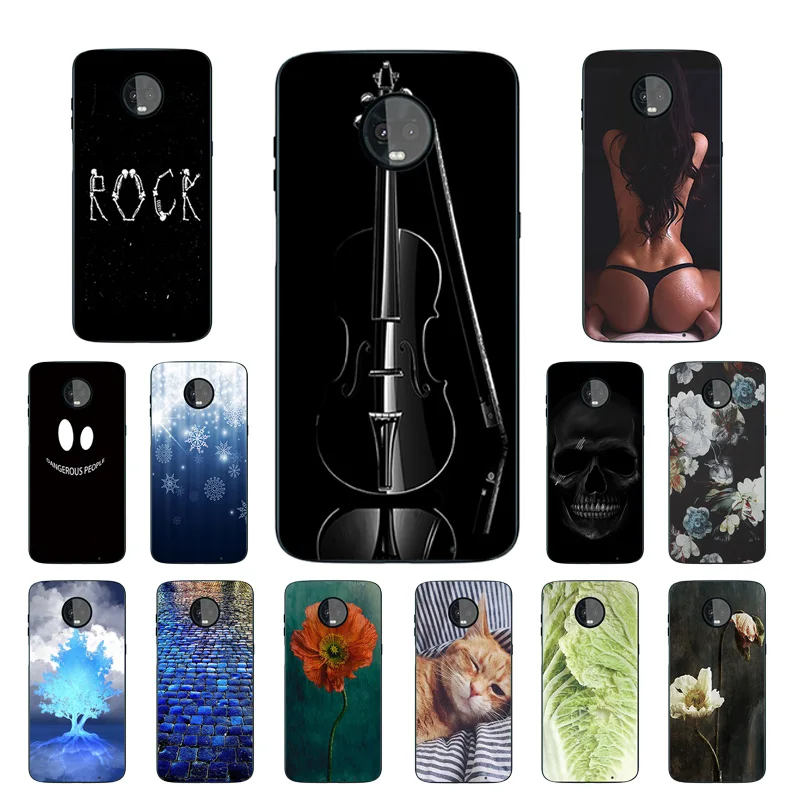 Piano Printing Phone Case for Moto Z3 Play 2018 Soft TPU Clear Back Cover 6.01 inch Motorola Coque |