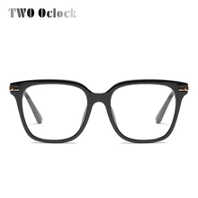 Два Oclock модные квадратные очки женские чистые прозрачные очки от близорукости, по рецепту оправы и очки женские Oculos F92121