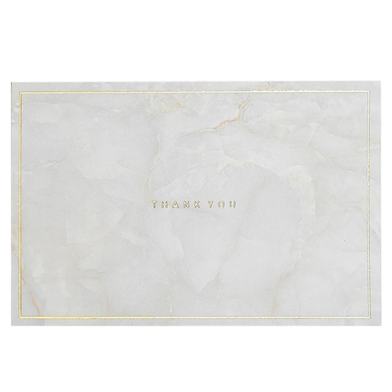 5 шт. мини мраморная Золотая штамповочная открытка простая творческая
