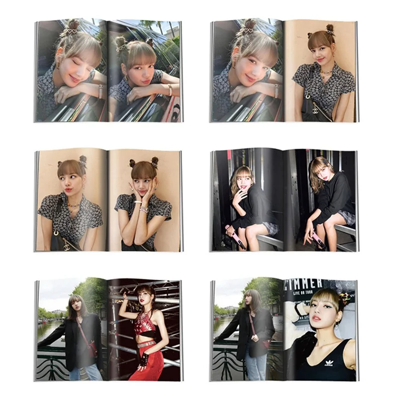 BLACKPINK LOMO Card фотоальбом маленькие открытки фотооткрытки вентиляторы коллекция фотографий книга Канцелярский набор