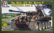italeri sd Kfz 171 pz Kpfw V Panther Ausf A Tank model kit 7018