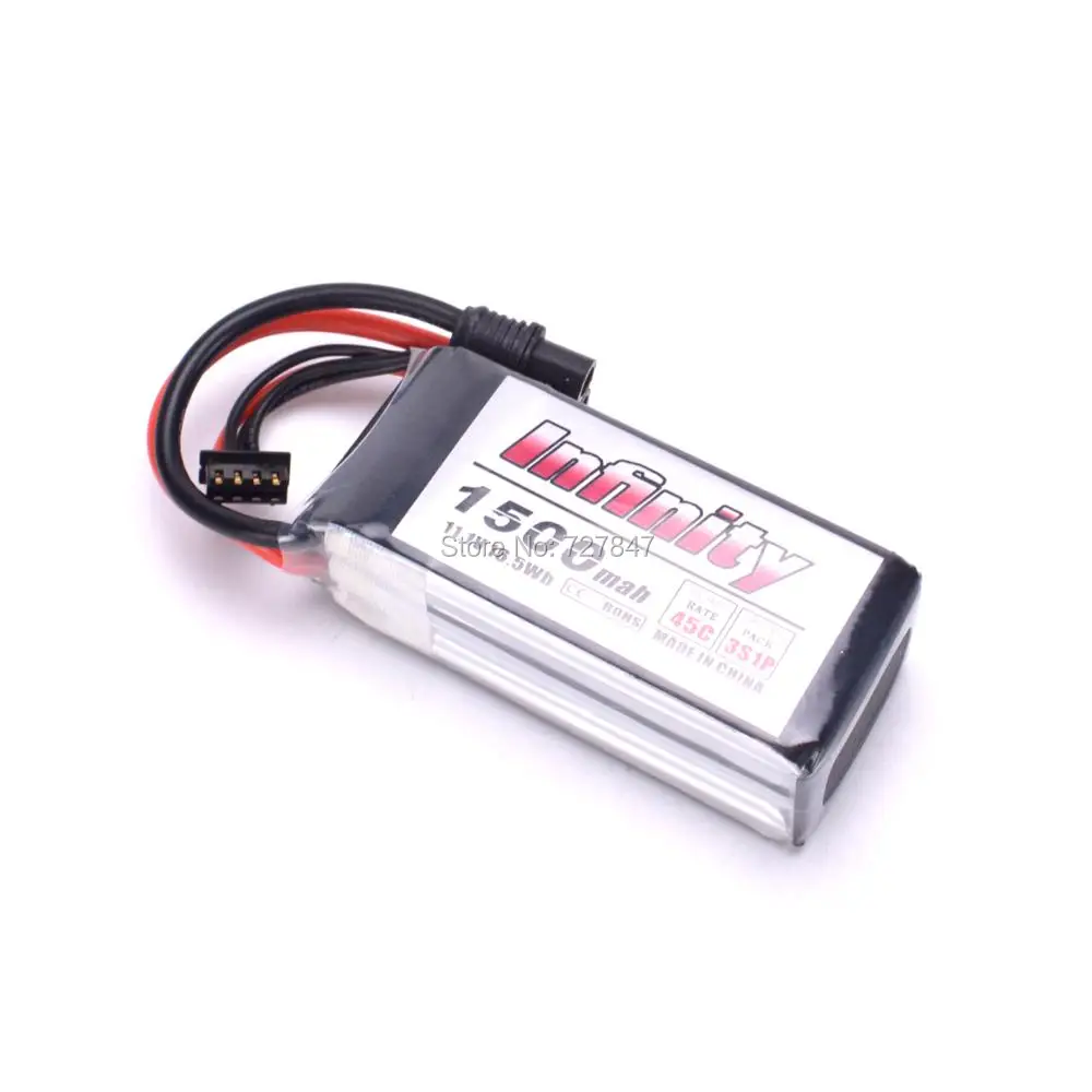 Аккумуляторная Lipo батарея для Infinity 1500mah 11,1 V 45C 3S1P гоночная Спецификация Lipo батарея RC Квадрокоптер