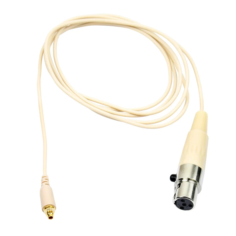 Микрофон гарнитуры адаптер Microdot съемный микрофонный кабель XLR D4 Для Shure