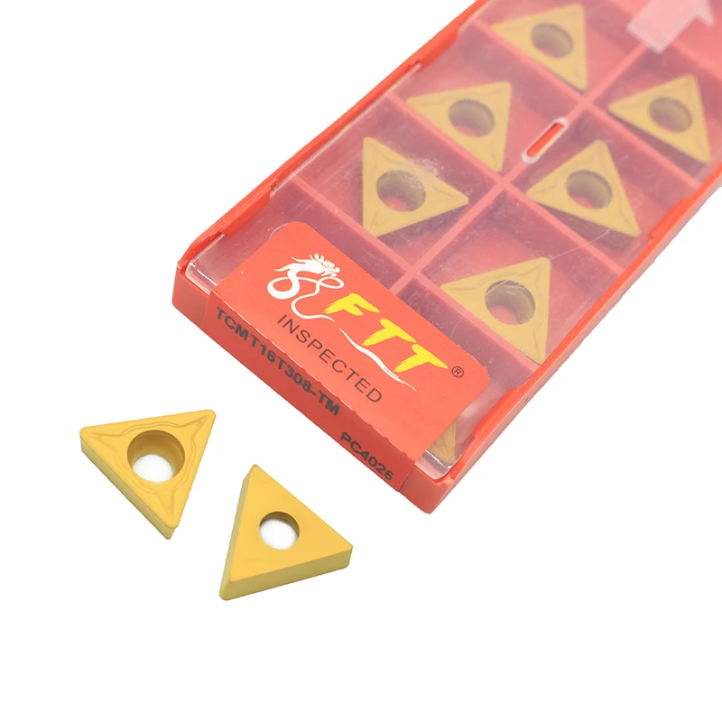 

TCMT16T308 TM PC4025 Internal Turning Tools Carbide insert Lathe cutter Tool turning insert For processing steel parts