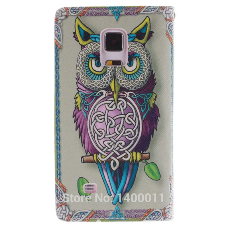 Кожаный чехол книжка с подставкой рисунком для Samsung Galaxy S9 S8 Plus J8 J7 J6 J5 J4 Note Edge N9150 9 8 5