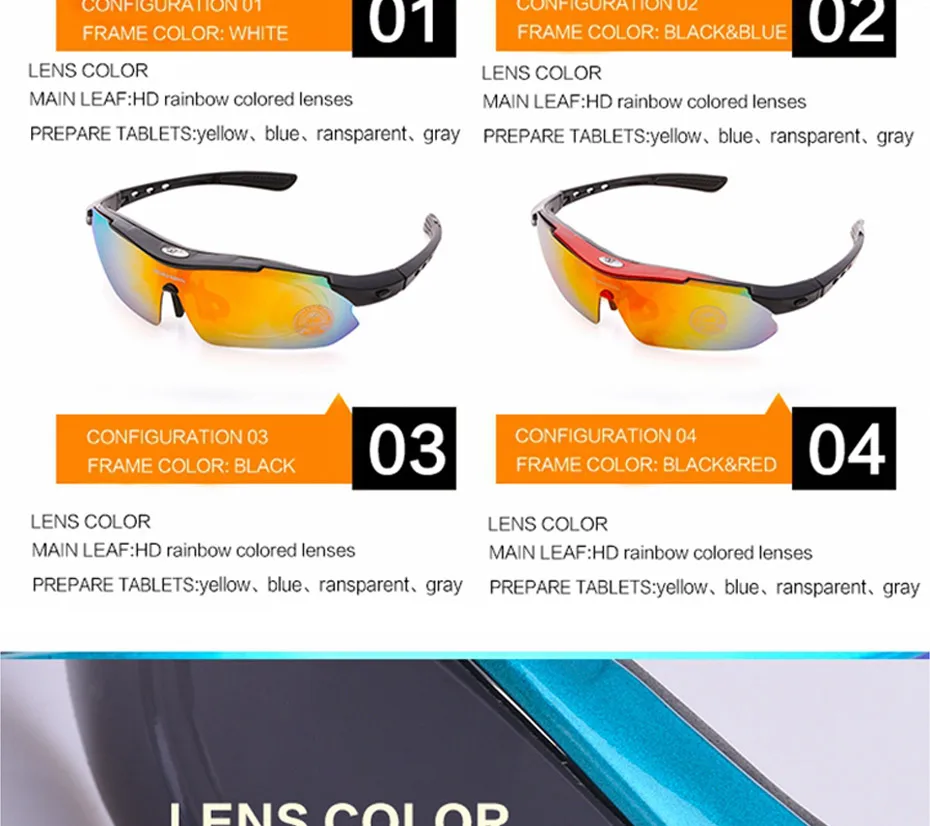 2020 Polarized Cycling Glasses 5 Len Men Running Fishing Sun Glasses UV Protect Mountain Road Bicycle MTB Sunglasses Eyewear