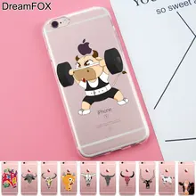 

K267 Calf Soft TPU Silicone Case Cover For Apple iPhone 7 6 6S Plus 5 5S SE 5C 4 4S