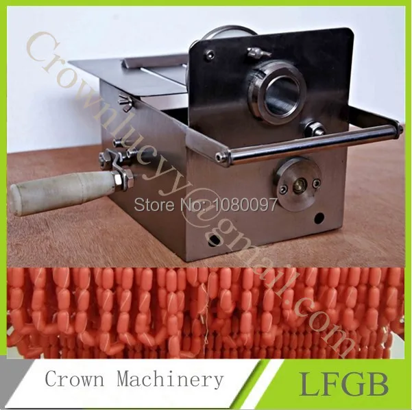 

CR-32A Hand operate knot tying sausage machine;sausage linker machine