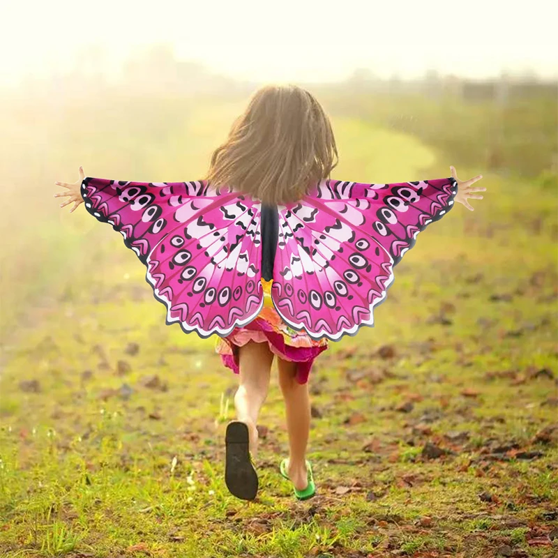 Enfants Fée Papillon Costume pour Filles Cosplay Fête 