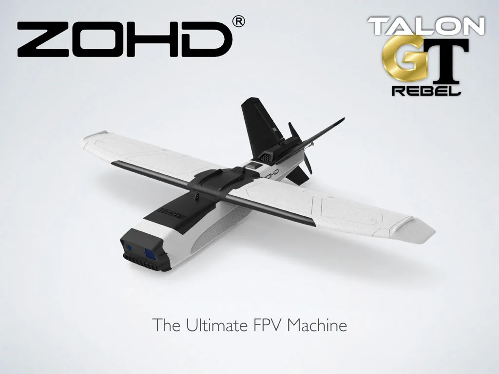 ZOHD Talon GT RC FPV самолет PNP UAV Дрон размах крыльев 39,37 дюймов 1000 мм обратные крылья и V хвост макет самолета