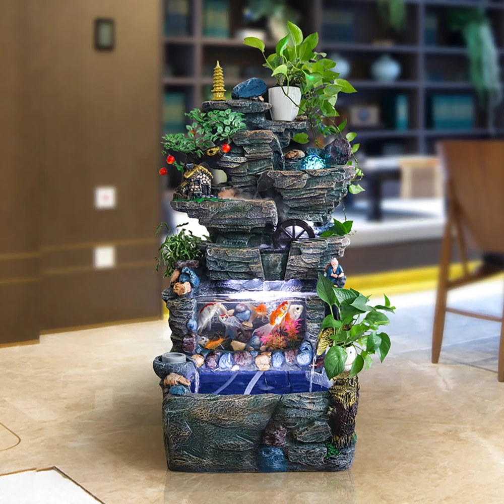 Rockery Ornaments Floor Water Ornaments Fish Tanks Lucky Interiors