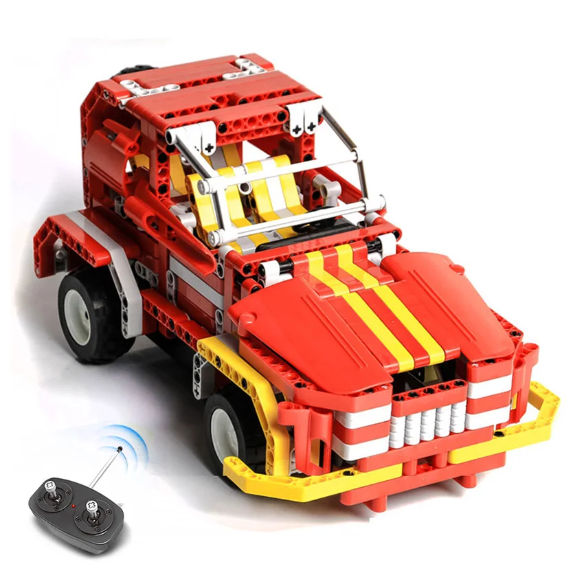 

472pcs DIY Technic Building Block Car Kit Transform RC Jeep to Sport car model Car Assemble Set Toys Christmas Gift for kid boy