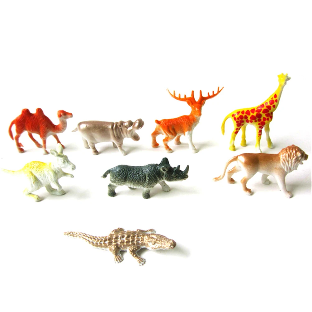 plastic zoo animal figures