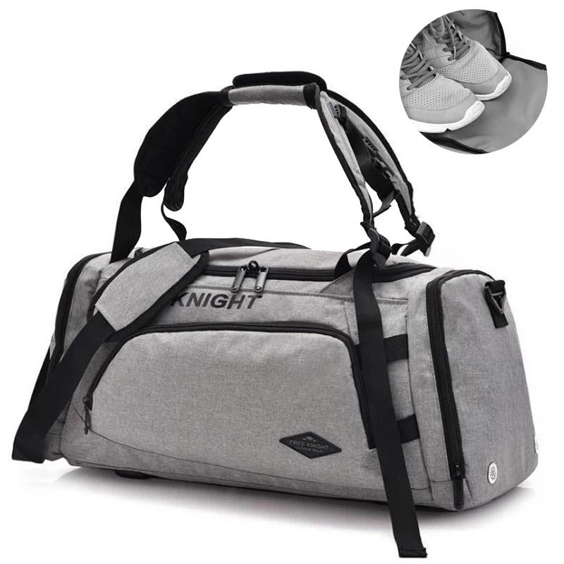 

Hop Top Canvas Men Multifunction Travel Bag Luggage Men Travel Bags Large Capacity Shopping Backpack Canvas Casual Duffle Bag