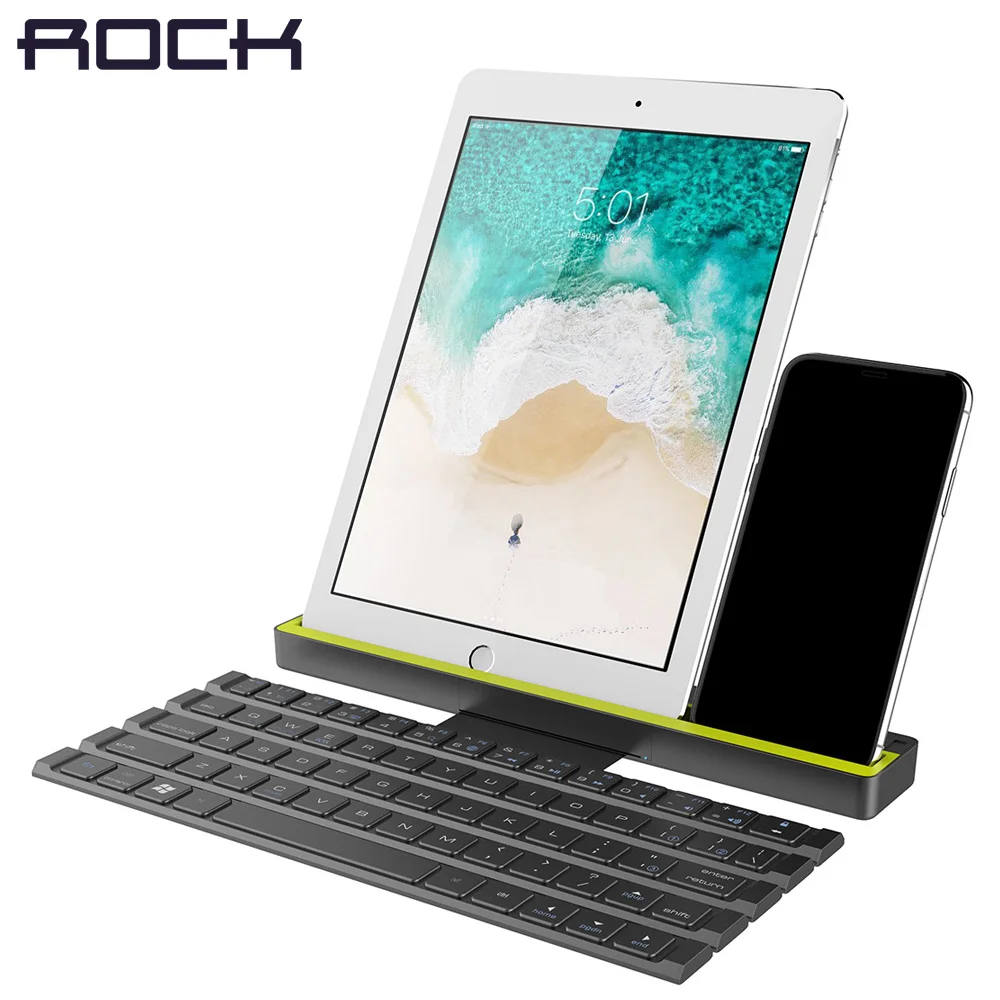 ROCK Foldable Bluetooth Keyboard for iPad Pro Mini Air