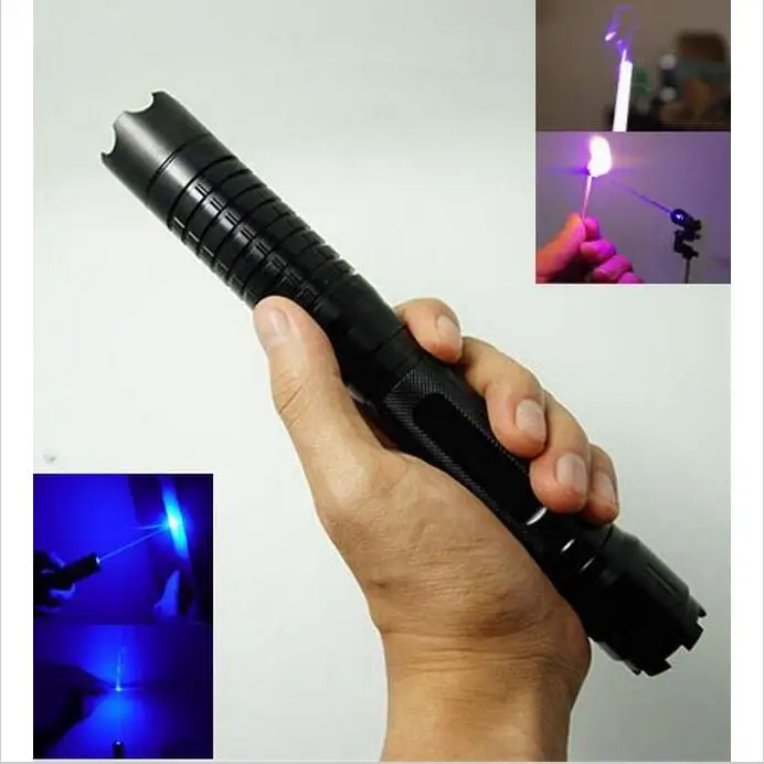 

Most Powerful 1000000m 450nm Blue Laser Pointers Flashlight Burn Match Candle Lit Cigarette Wicked LAZER Torch Hunting