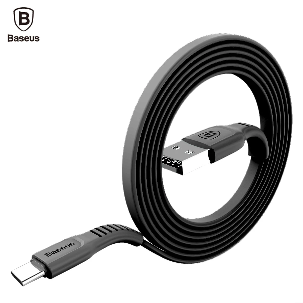 Baseus Flat USB Type C Cable USB C Type c Charger Cable For Galaxy S8