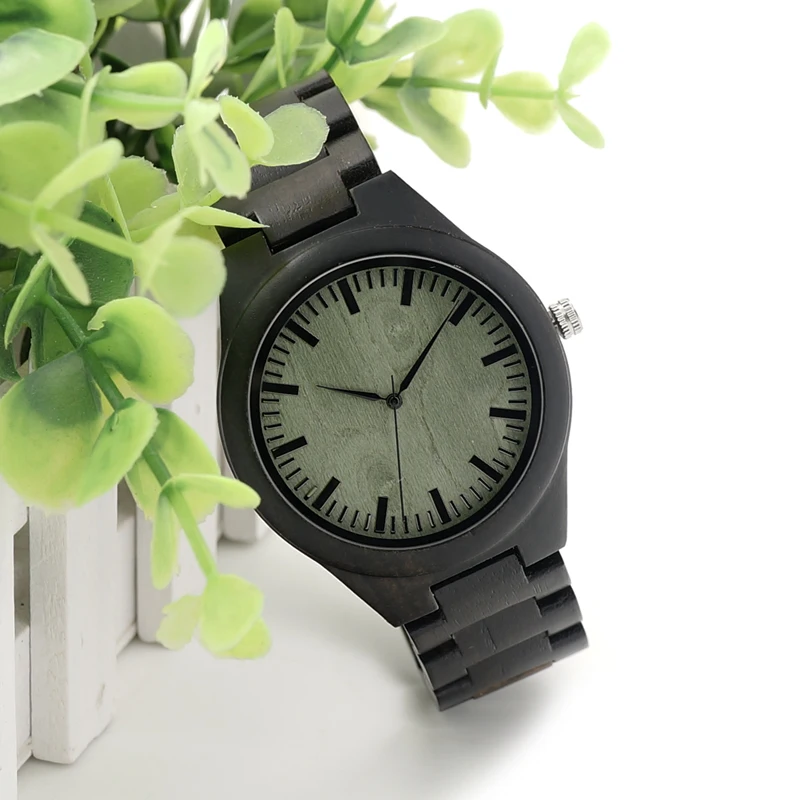 BOBO BIRD H03 Mens Top Brand Design Green Wood Dial Full Bamboo Wooden Watches for Men in Gift Box Dropshipping