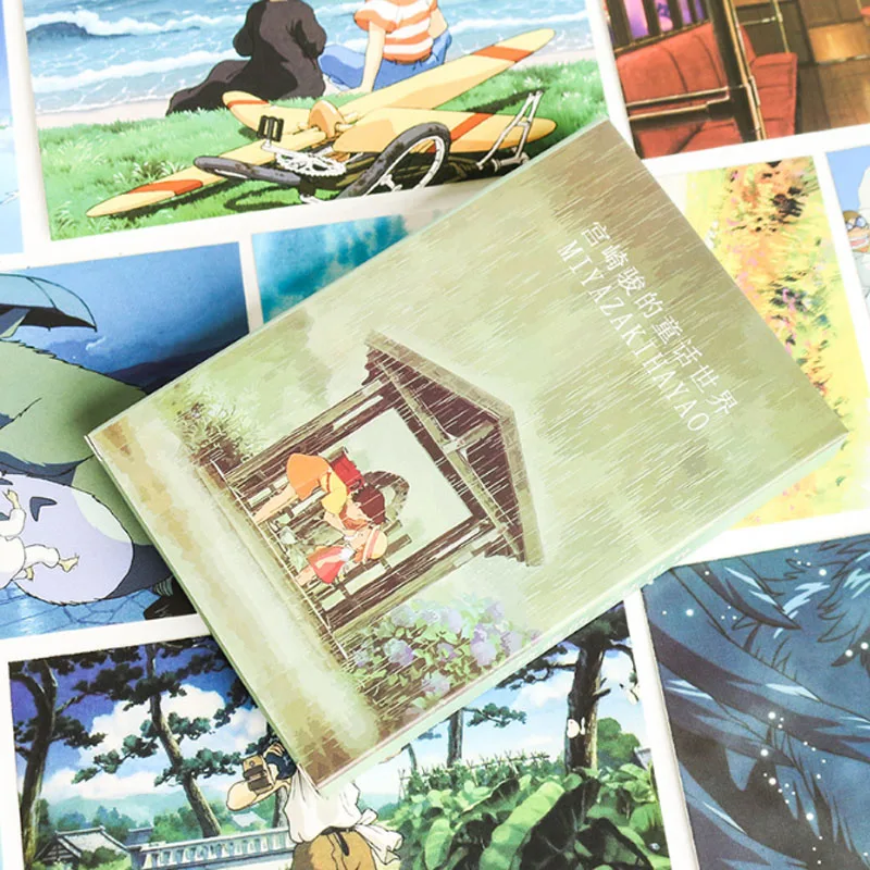 30 шт./упак. каваи "мир сказки Мультфильм Стильные открытки» открытки на день рождения открытки, подарок на день рождения, наборы карт открытка