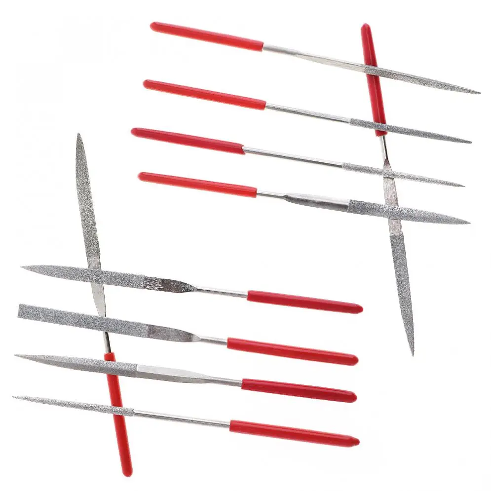 10pcs/lot 140x3MM Diamond Files Guitar Crowning Luthier Metal Edge Polish Tool for Musical Instruments DIY | Спорт и развлечения
