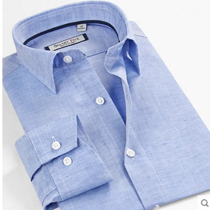 Летний стиль белье Slim Fit Для мужчин с длинными рукавами Camisa социальной masculina импортный бренд-Костюмы Рубашки для мальчиков Для мужчин Размеры XS-5XL 6XL - Цвет: SFL5T216