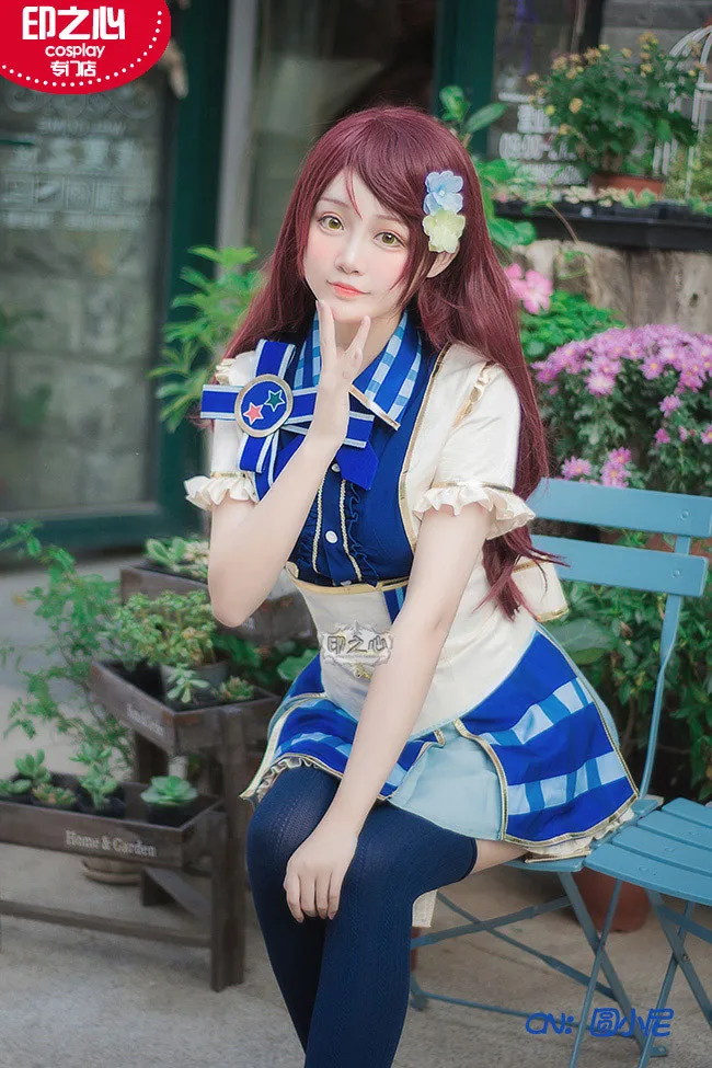 10-летняя группа поддержки LoveLive! Символ школьного фестиваля всех звезд сиф Косплей Костюм Хэллоуин Униформа Платье для выступлений на сцене s-xl