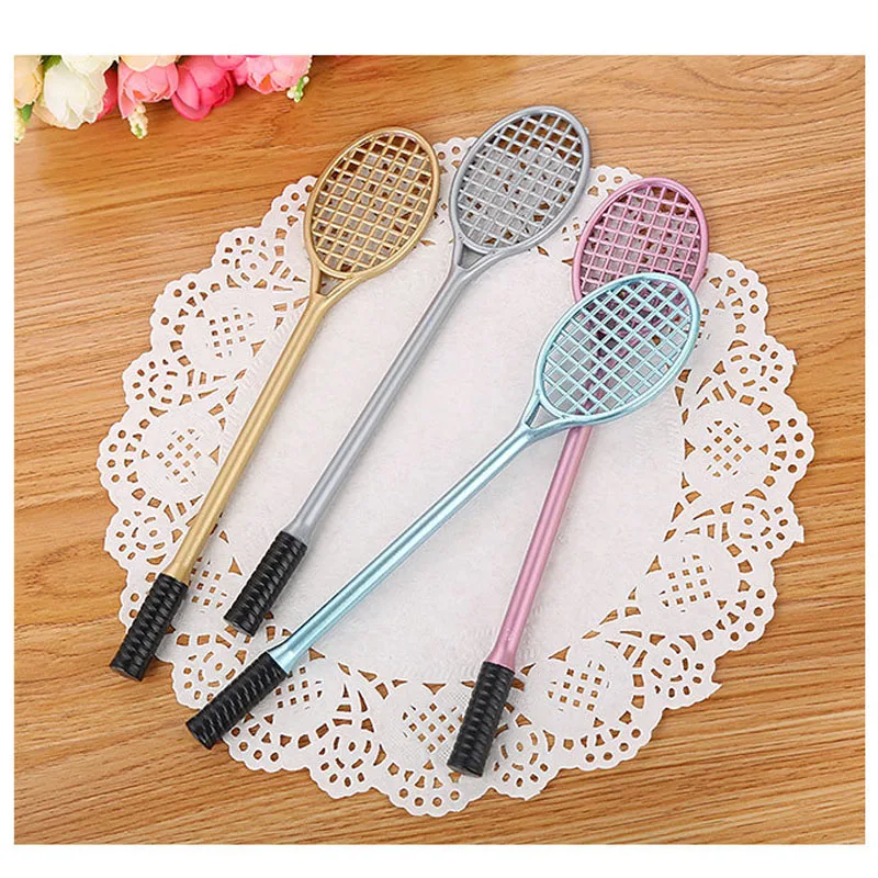 

2019 Cute student DIY Badminton Racket Toy Pen Creative stationery racket J0088