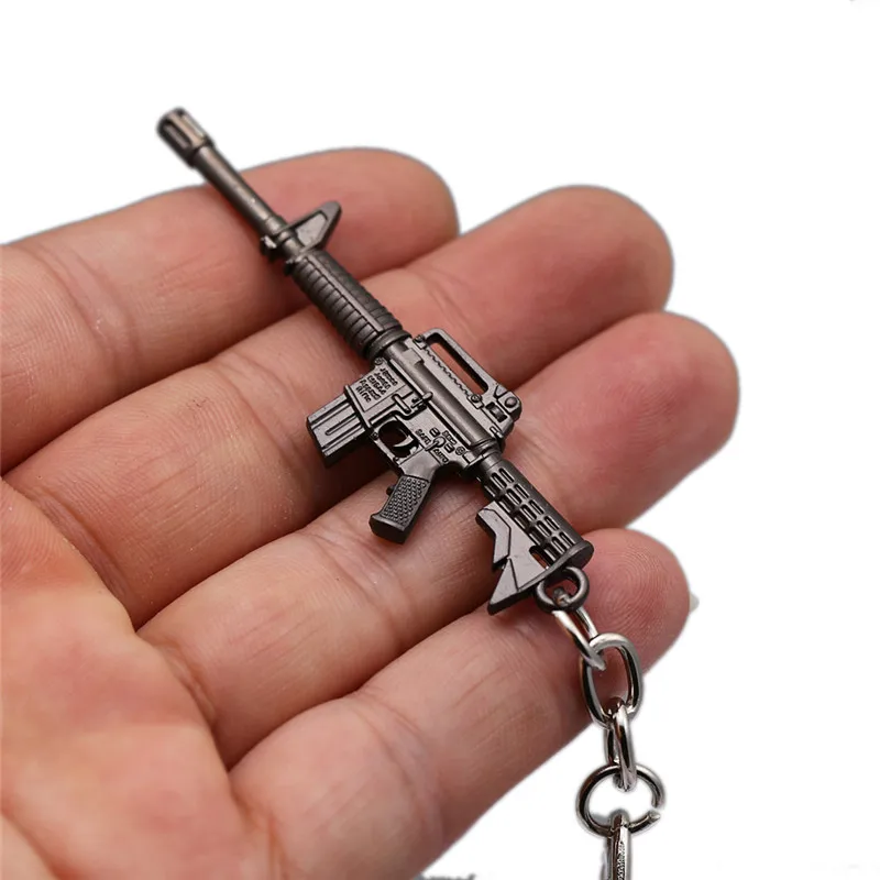 J Store Hot Game PUBG CS GO брелоки в виде оружия AK47 Gun Модель 98K снайперская винтовка брелок