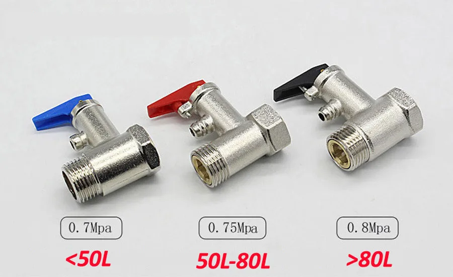 G1/" диаметр 0.8mpa температура воды при стирке и клапан сброса давления как кран предохранительный клапан для Электрическая система солнечного водонагревателя