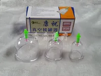 3pcs  thicken joint vacuum cupping kit  joints shaped cans U shaped acupunctur massage cans 1