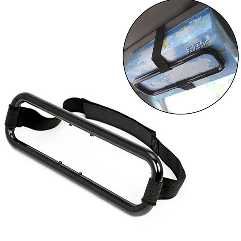 Universal CAR TISSUE NAPKIN BOX HOLDER  Auto Vehicle Seat Visor Paper Organiser Storage (3)