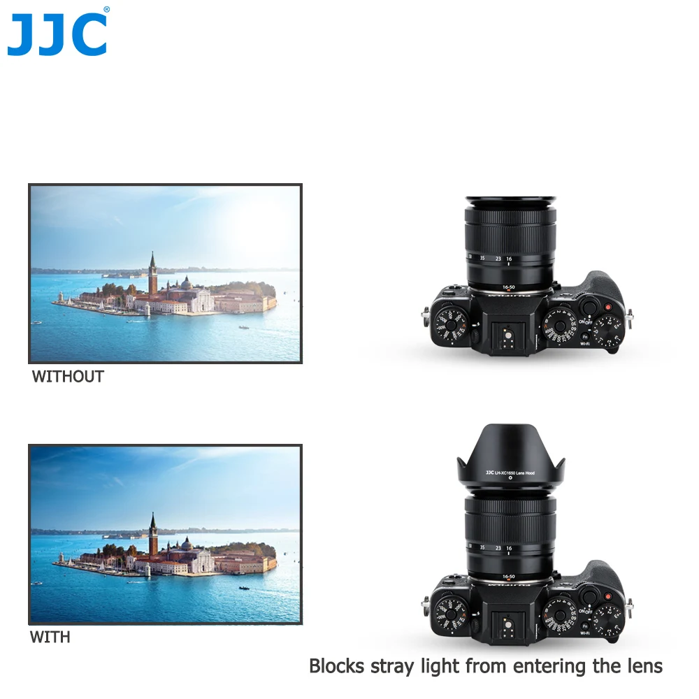 JJC байонетная бленда объектива для Fujifilm XC 16-50 мм F3.5-5.6 OIS/XC 16-50 мм F3.5-5.6 OIS II Заменяет XC16-50mm