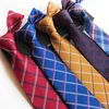 Silk 8cm Fashion Tie Blue Purple Plaid 1200 Needles Jacquard Neck Tie for Men Business Wedding Party Neckwear Gift Ties Gravata ► Photo 2/6