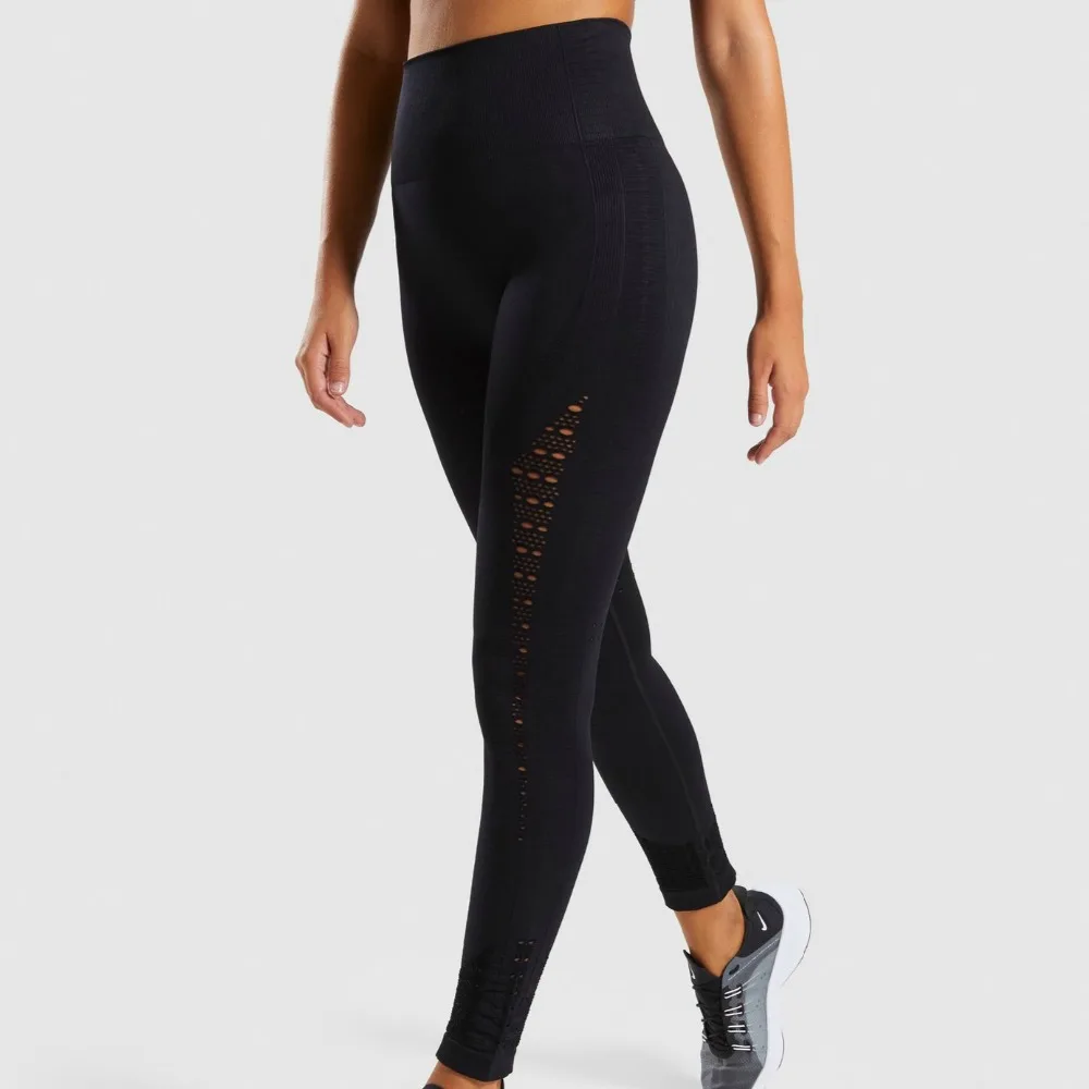 Женские бесшовные леггинсы, брюки для йоги с управлением животиком, эластичные спортивные Леггинсы для фитнеса, спортивные компрессионные штаны для бега