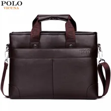 POLO VIGOGNE De Luxe Italien Célèbre Marque Design Hommes Sacs À Main En Cuir Grande Taille Hommes Épaule Sac En Cuir D’affaires Décontractée Homme Sac