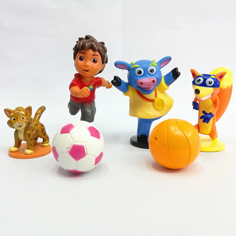 6 Pieces 12 Pieces Jouets De Dessin Anime Mignon Micro Paysage Scene Dora L Exploratrice Figurine Poupees Aliexpress