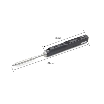 

TS100 Electric Soldering Iron USB 65W Digital Temperature Adjustable MINI Welding Pen Programmable Soldering Station ARM MCU