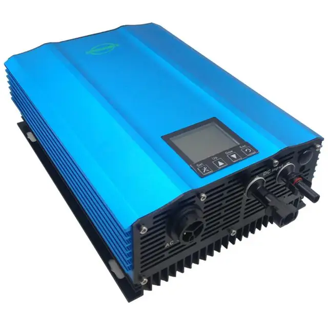 1000W Grid Tie Inverter with Colorful LCD display,adjutable battery