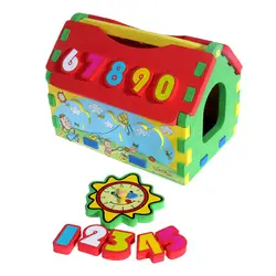 Раннее развитие игрушки пены eva Цифровой дом строительные блоки детские развивающие игрушки