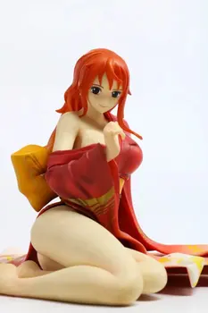 

One Piece Sitting Ver. Nami Action Figure Kimono Ver. Nami Doll PVC figure Toy Anime 15CM