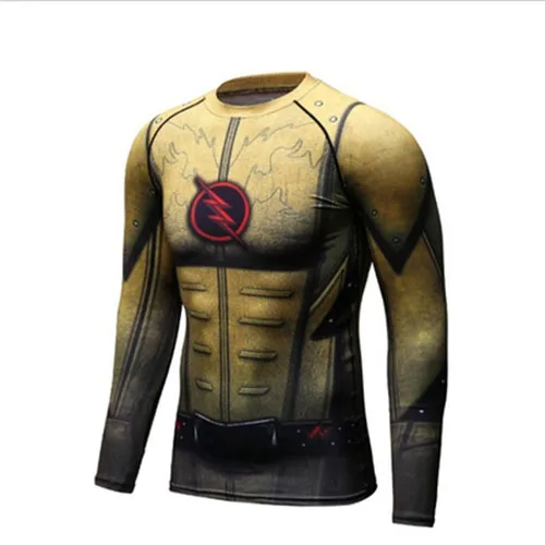 3D Капитан Америка Муай Тай Футболка Venom MMA боксерские майки для мужчин гидрокостюм с длинным рукавом боевое искусство Фитнес Обучение - Цвет: Style A
