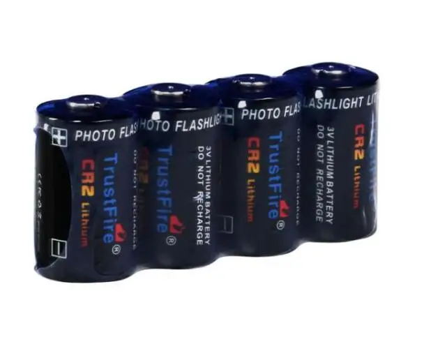 

4pcs/lot High Quality TrustFire CR2 3V 750mAh Li-ion Battery Lithium Disposable Batteries Cell for Flashlights Headlamps Cameras