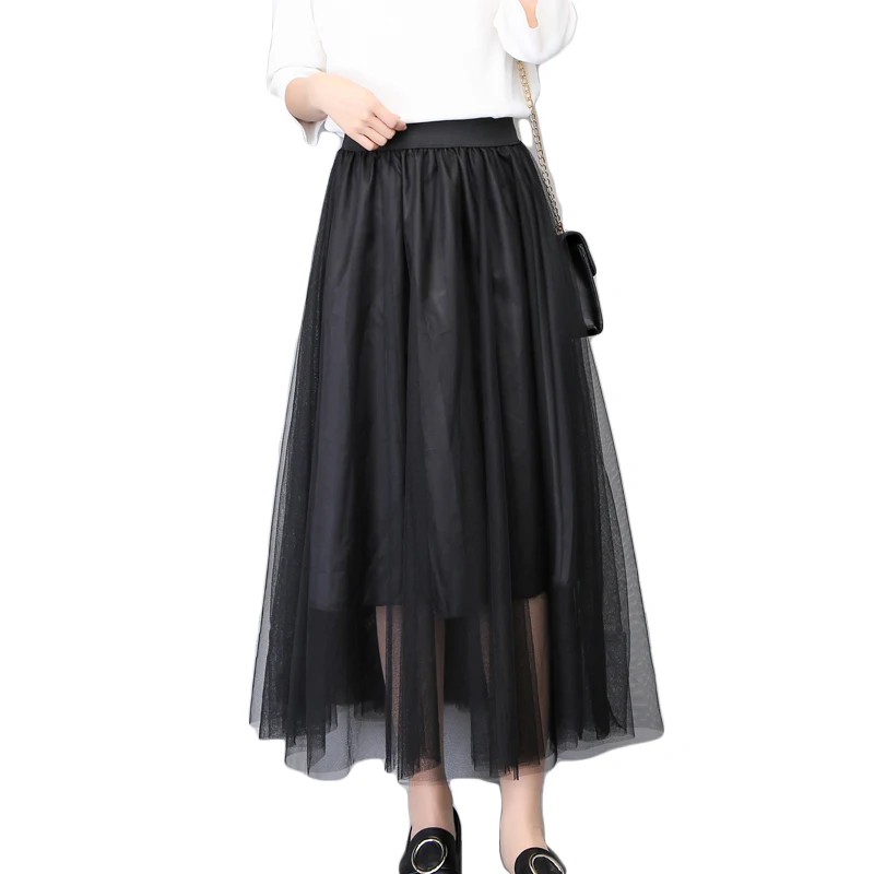 tulle ball gown black