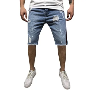 

2019 New Casual Mid Jean Boys Trousers Cotton Denim Pants High Quality Fashion Outdoor Sports Trousers for man 5.10