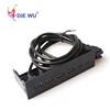4 USB3.0 hub computer front panel 20 Pin Connector Adapter Bracket cable for PC Motherboard cable lenth 60cm ► Photo 2/5