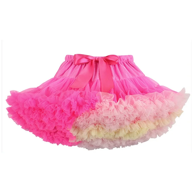 ARLONEET для маленьких девочек юбка Одежда для танцев одноцветное балетные юбки вечерние принцесса Пышная юбка для девочек от 0 до 10 лет 30S59