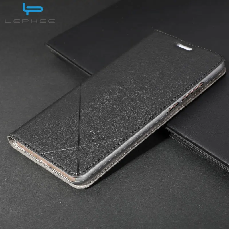 

For Xiaomi Redmi Note 5 Pro Case On For Redmi Note 5 Prime Cover Luxury PU Leather Flip Stand Touch Hard Back Case Original